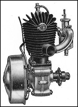 Powerdynamo for Villiers Typ 6E (197ccm)