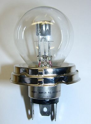 2 x Glühbirne, Bilux 12V, 25/25W BA20d - Scheinwerfer (Glühlampe) »  MMM-Ersatzteil-Nachbau